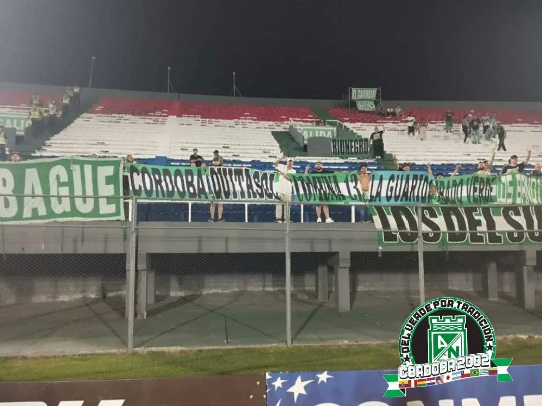 DelBarrioCBA's tweet photo. CONMEBOL LIBERTADORES 2024
🇳🇱Club Nacional (1) vs 🇳🇬Atl.Nacional(0)
A esta barra nunca le ha importado el resultado.
Viajamos por amor a estos colores
#NacionalEsDeLaGente
#LosDelSurSiemprePresentes
#DelBarrioCordoba
#LBDPatula
@LDSoficial @BandaOccidente @nacionaloficial https://t.co/gIZkdBJq9x