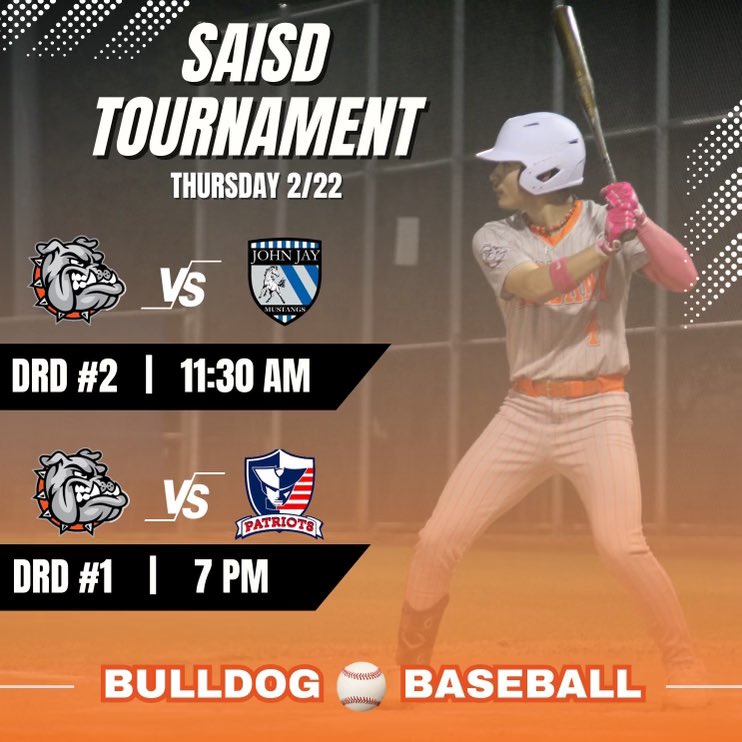 Come out and support our Varsity Baseball Team as they take ok John Jay and Veterans Memorial Tomorrow 🐾⚾️