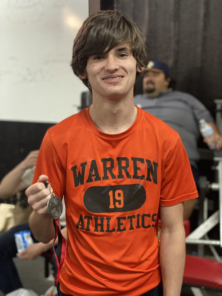 AustinSmithey's tweet image. Congrats to Hunter Ard for winning Gold at the Last Chance Qualifying Powerlifting Meet in Hull-Daisetta. 
TJ Trione and Cole Walters had great days as well warning the Silver Medal. #TPW