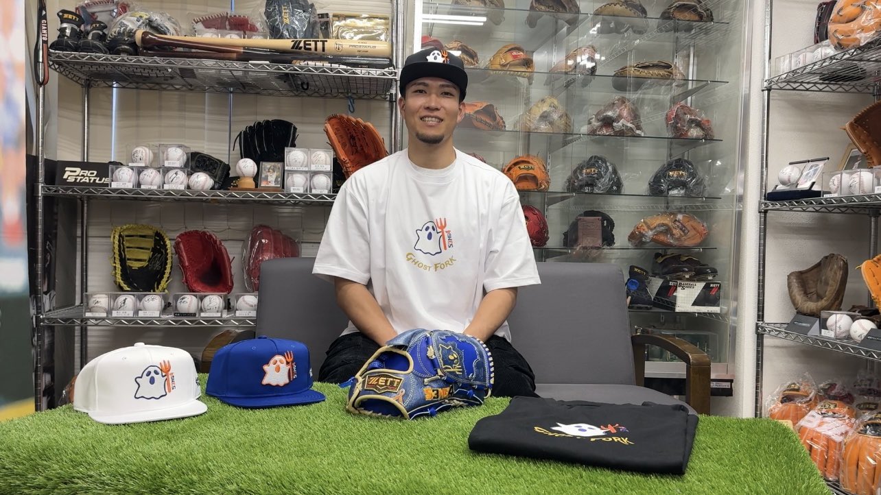 千賀滉大選手のオリジナルTシャツ・キャップを制作。ZETT