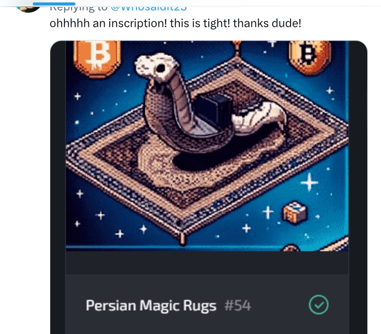 🚀 Just dropped: the ultimate meme inscription on #PulseChain - Proof of Rug! Given to fair mint project holders to champion genuine distribution. Say no to knockoff Persians, yes to authenticity! 🏆✨ #RugGiveaway #FairDistribution #CryptoHumor