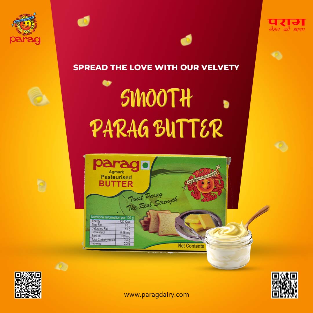 Where Happiness Meets Creaminess – Get Ready to Spread Some Smiles with Parag Butter! 🧀🍴🌟

#butter #butterlover #foodie #delicious #yummy #homemade #dairy #foodporn #dahichaat #chaat #paragmilk #paragmilkup #paragmilkdairy