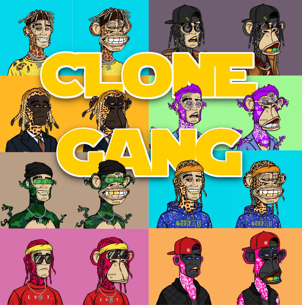 D_2_R_Designs's tweet photo. "Double Vision"
@steezyapegang @okinalabs @HMN5_NFT #Dream2Reality
#CloneGang #TwiceAsNice
#WeAreNotTheSame #D2R https://t.co/YgsOmdlVyZ