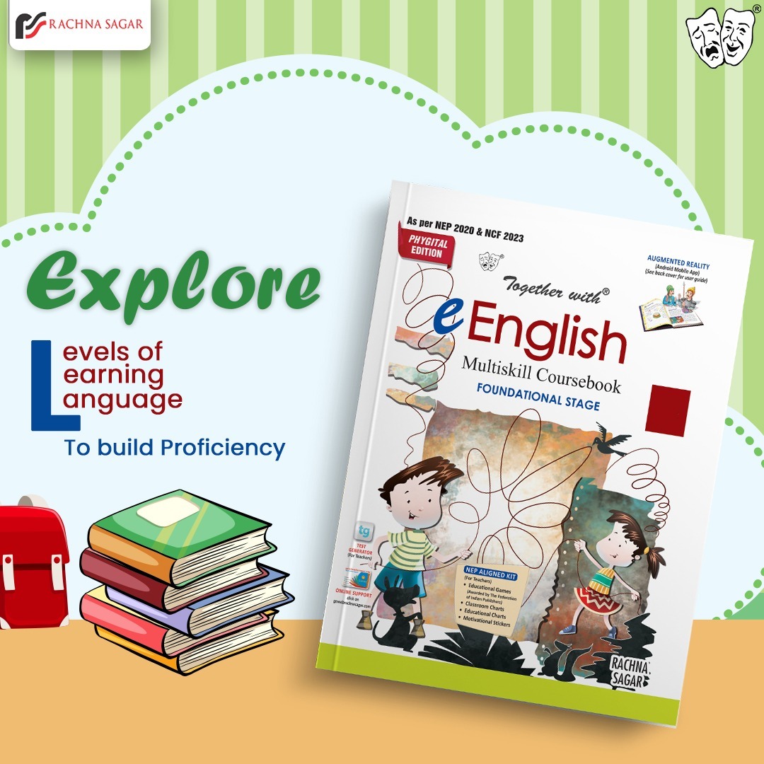 rachnasagargrp's tweet photo. Combined Access to Physical + Digital Learning!
‘Together with’ e-English for Grades 1-8 builds Language Proficiency at all levels for an enriching experience.
Grab Now on https://t.co/vQo5cEQtnB
.
.
#PhysicalAndDigitalLearning #TogetherWithBooks #EEnglish https://t.co/uNGHWd99qF