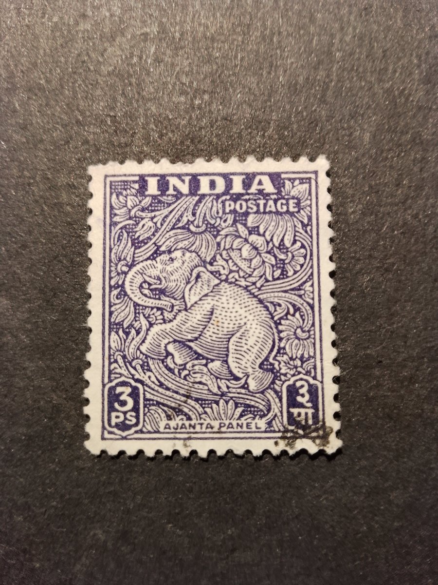 Stamp of India 1949 Ajanta Panel