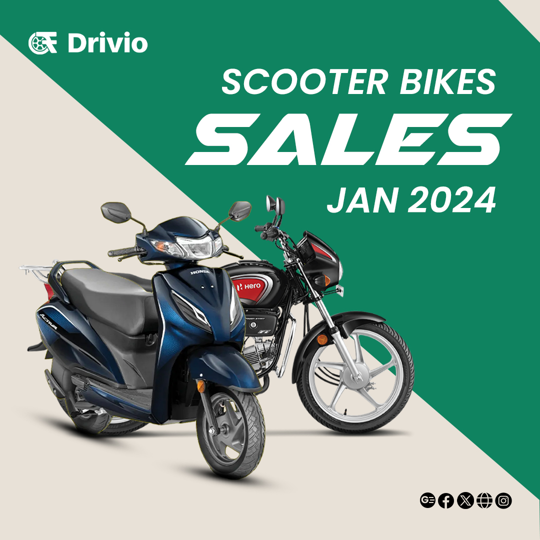 Calling all two-wheeler enthusiasts! Get the lowdown on January 2024's bike and scooter sales trends in our latest blog post.

Read more drivio.in/news/january-2…

#BikeSales #ScooterSales #January2024 #TwoWheelerIndustry #TwoWheelerLoan #TwoWheelerFinance #drivio_official