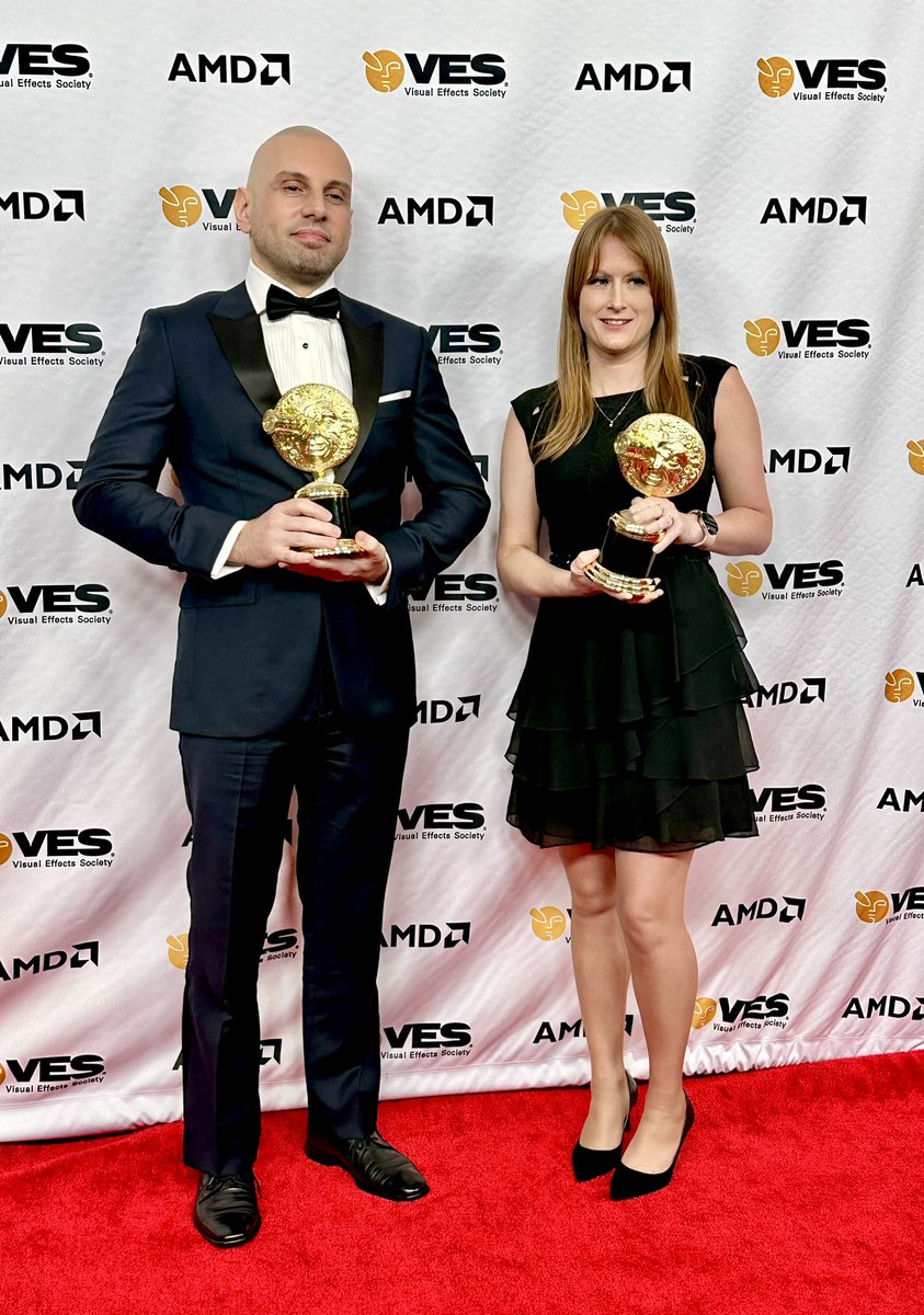 DigitalLA's tweet photo. Rocket wins Animated Character in Photoreal Feature! 

Congrats @Framestore London team, which worked on younger Rocket in @Guardians Vol 3.

@VFXSociety #vesawards https://t.co/4Sz4smqAgr