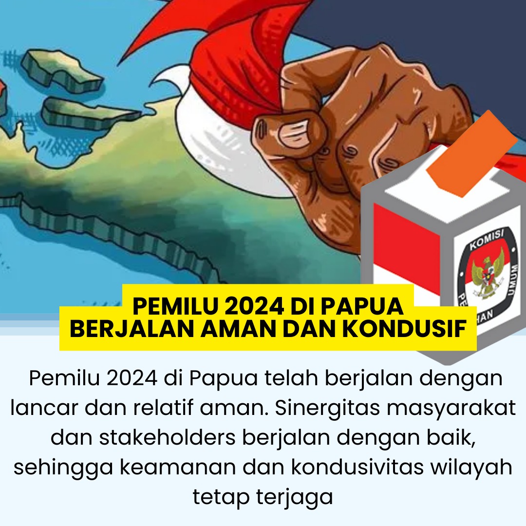 Pemilu 2024 di Papua berjalan aman dan kondusif 👍🇮🇩
#Papua #PapuaIndonesia #PemiluPapua #Pemilu #PemiluDamai