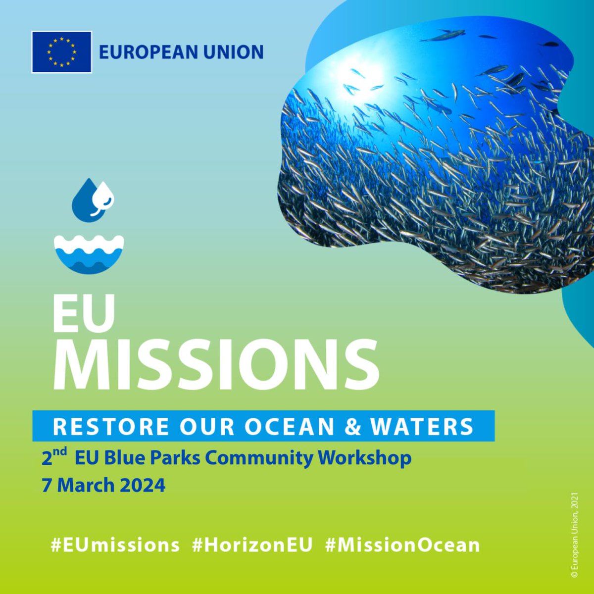 📣 Save the date! The 2nd #EUBlueParks workshop on Marine Protected Areas is on March 7th in Brussels. Discover EU-funded research, policy updates, and case studies on marine protection. Pre-register: rb.gy/143elw Learn more: t.ly/bLNHe.'
@OurMissionOcean