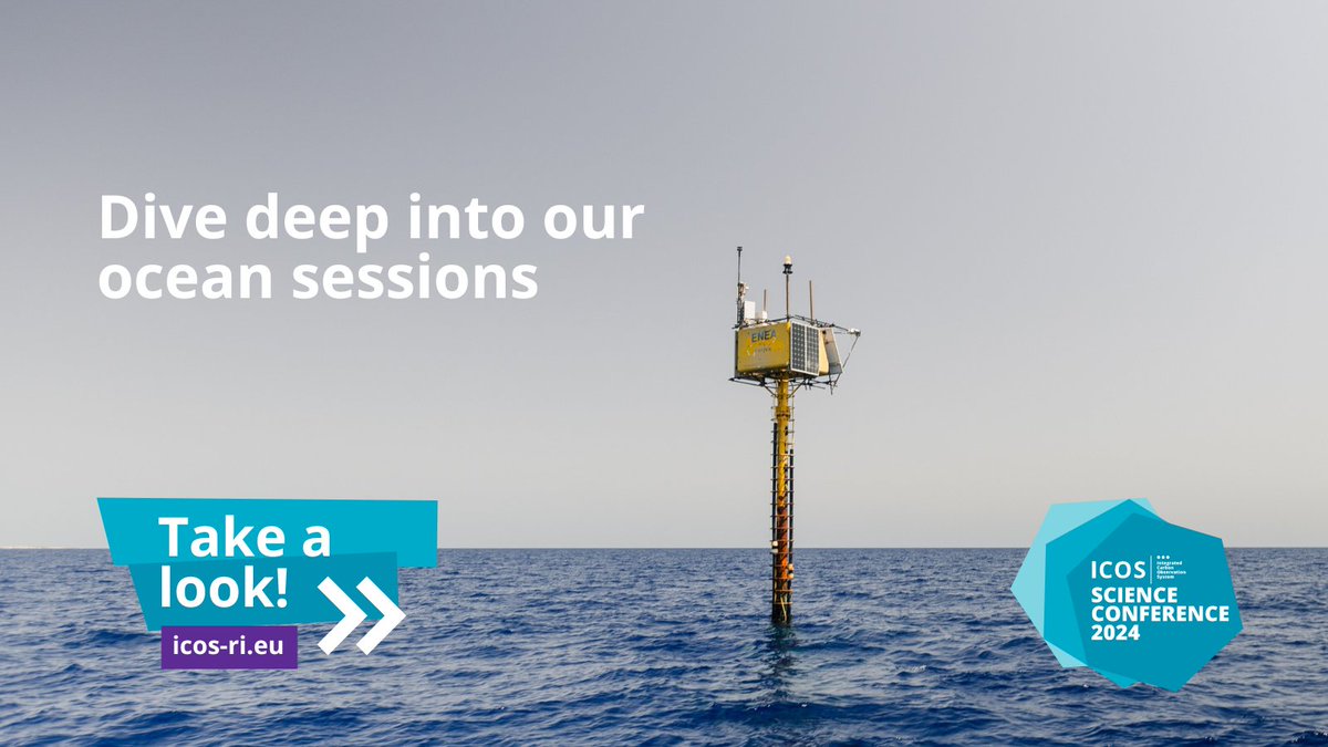 Have you checked the ocean sessions at ICOS Science Conference yet? Sessions include climate extremes' impact on greenhouse gas fluxes and ocean carbon sink enhancement. Call for abstracts is open until 8th April. Submit yours here: icos-cp.eu/news-and-event… #ICOS2024SC