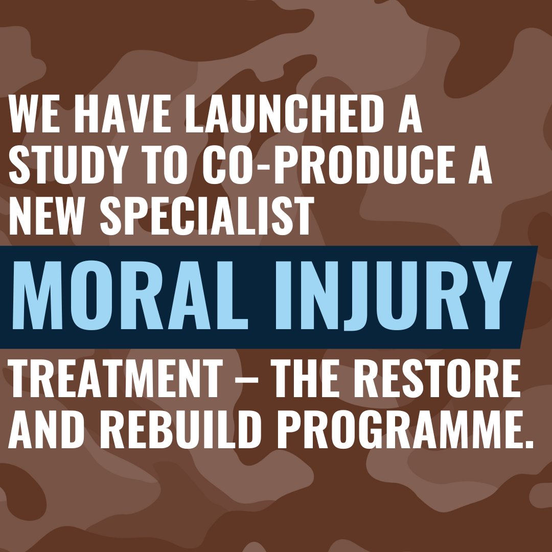 Research conducted by Combat Stress and The King’s Centre for Military Health Research (@kcmhr) aimed to find out what kind of experiences could lead to moral injury and the impact that moral injury can have on veterans. It was found that veterans who reported experiencing a…