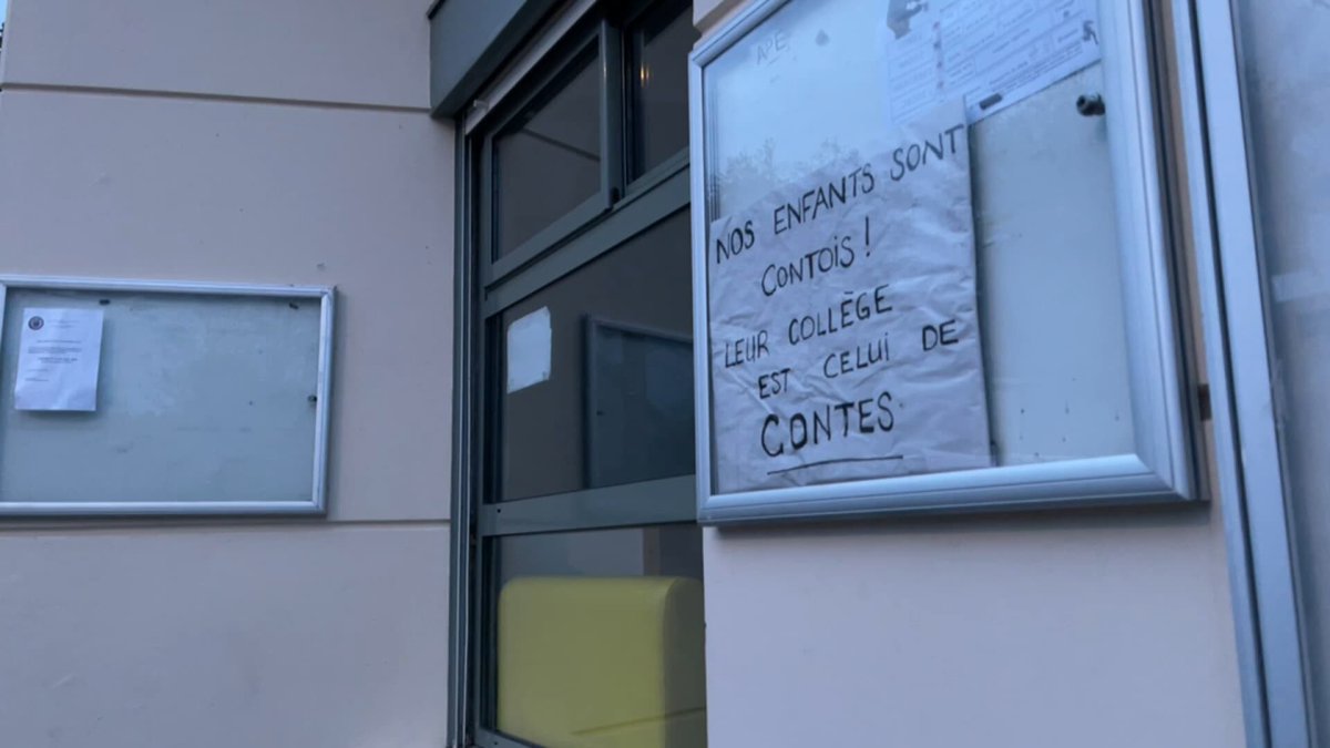 BFMTV's tweet image. Contes: faute de places, 17 élèves de CM2 ne pourront pas aller dans le collège de leur ville l'an prochain
l.bfmtv.com/7S9J