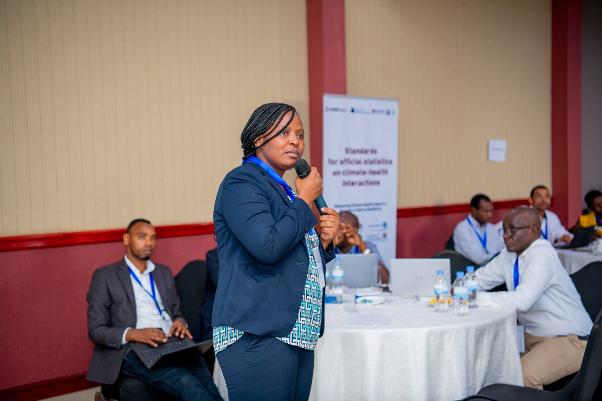 Beatrice Byukusenge, our #PostdoctoralFellow in climate and health gave a presentation about #NonCommunicableDiseases (NCDs) and a pathway between #ClimateChange and NCDs outcomes. A raised question was, among the NCDs which one is to be prioritized for this study?

#TEGWorkshop
