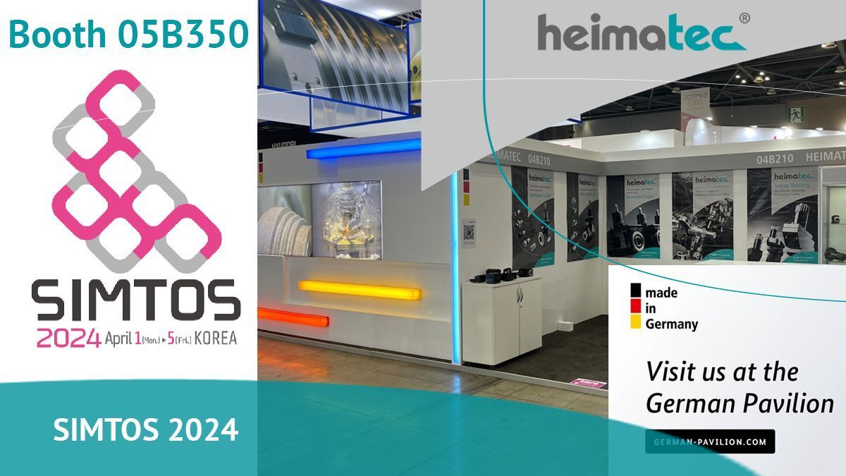heimatec_GmbH's tweet image. 𝐒𝐈𝐌𝐓𝐎𝐒

At the beginning of April, we will be part of the German Pavilion at #SIMTOS in Goyang (Korea). Together with our trade partner GS Tools, we will be presenting heimatec and our precision tools. 
buff.ly/3SEM3Ie

#heimatec #precisiontools #tradefair #gstools