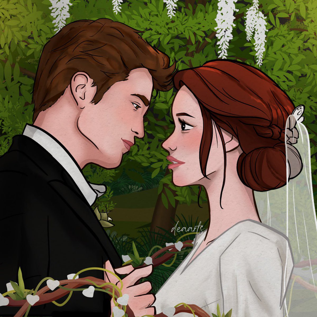 deaarts_'s tweet photo. twilight series part1; edward and bella wedding day 🦢🫧✨. artwork for @/pinspirited ! COMING TO YOU SOON😍💕

#art #fanart #fantasyart #fan #twilight #artist #artwork #arte #artistsoninstagram #fantasticart #beautiful #sunset #love #twilightbreakingdawnpart1 https://t.co/Sqr9u4UMEm