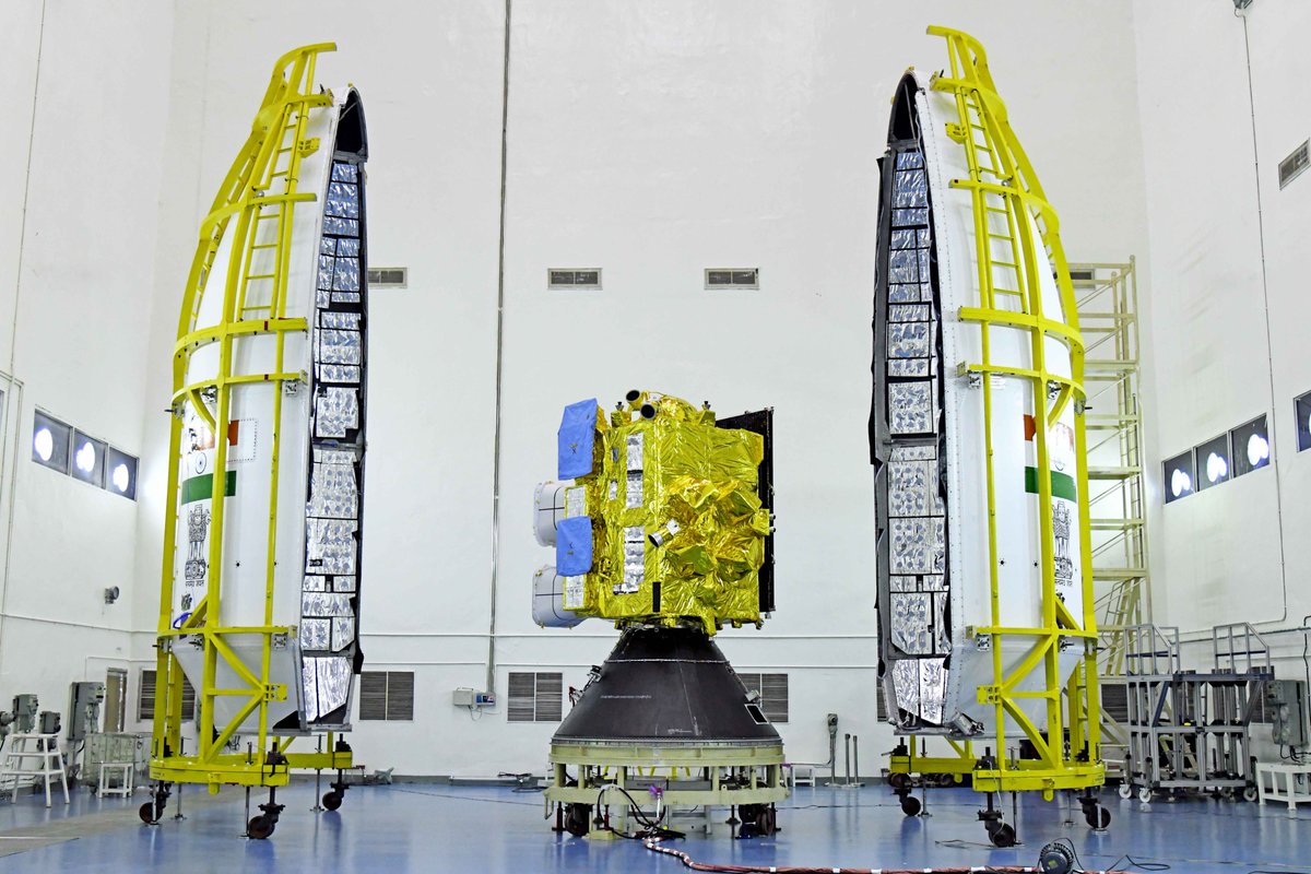 DDNational's tweet image. INSAT-3DS update: 

All four planned Liquid Apogee Motor (LAM) firings are completed. The spacecraft is now in the geosynchronous orbit. 

It is expected to reach the In Orbit Testing (IOT) location by February 28, 2024.

@isro | #INSAT3DS