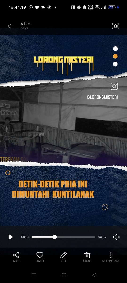 Adinda_Senja17's tweet photo. ANEH TAPI NYATA, DIMUNTAHIN KUNTILANAK !!! 

Liat thread ini, Sampai Merinding dibuatnya 😱 https://t.co/WNLBcV1BHh