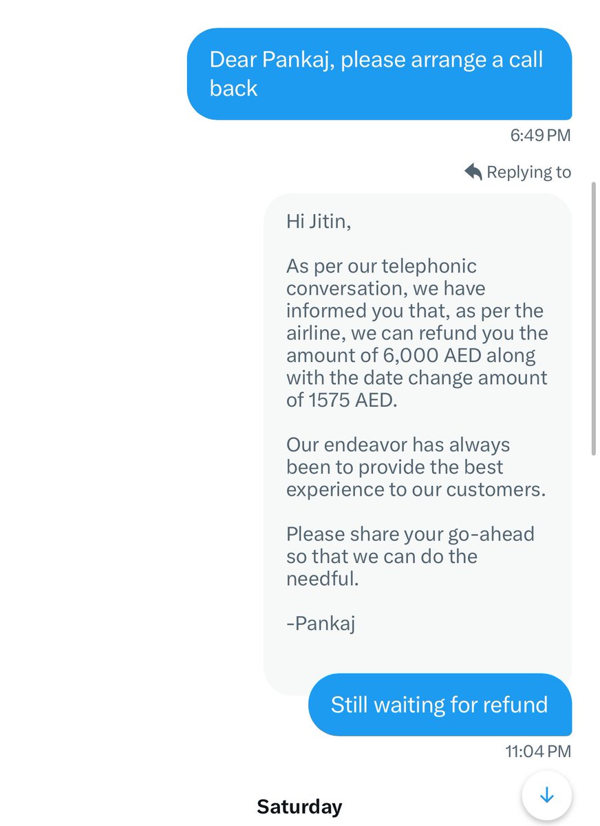 jitinjoshi's tweet photo. Please check below screenshot confirming refund process. However no further action yet https://t.co/OFsYAe7Z6P