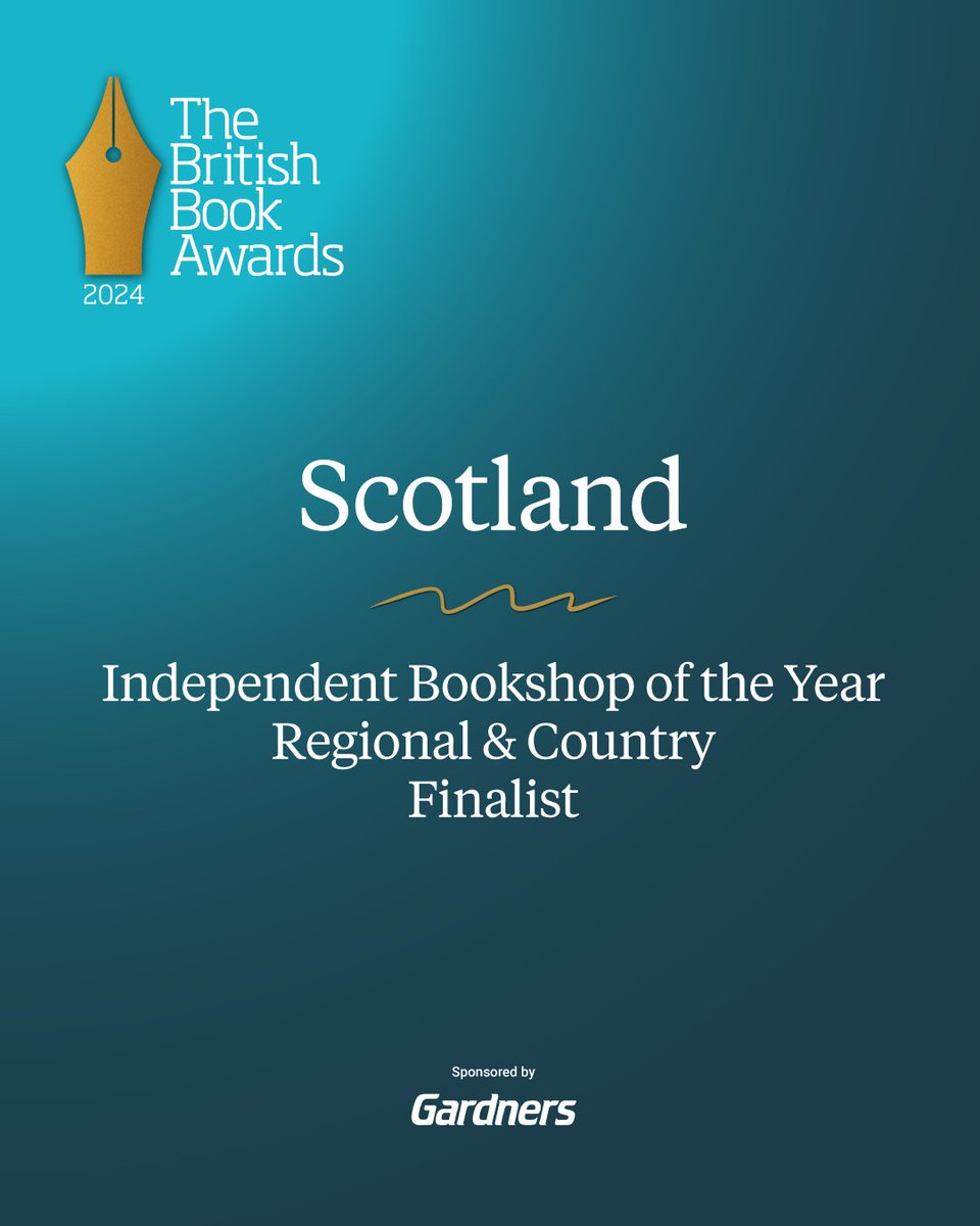 So, we have some news..... Absolutely thrilled to announce that @UllapoolB has been selected as a Regional finalist for Scotland for the #BritishBookAwards 2024. This is wonderful news for the bookshop and staff and our lovely customers too. Thank you xx @thebookseller