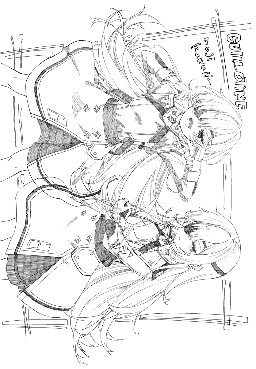 息抜き～ 髪の毛が描けて満足 