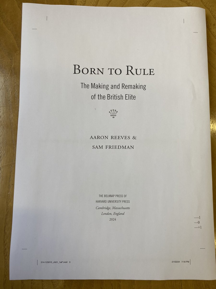 aaronsreeves's tweet photo. It’s wild that a chat over @Pret sandwiches w @SamFriedmanSoc can eventually lead to a book @HarvardUPLondon. Out Sept this year. https://t.co/sG1Y8tYOd6