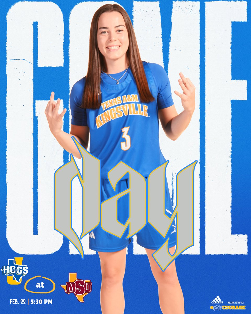 Last road trip of the season starts today!

🆚: Midwestern State
🏟️: D.L. Ligon Coliseum
🕠: 5:30 P.M. CT
📍: Wichita Falls, Texas
📊: tinyurl.com/msptcefu
📺: tinyurl.com/2rfzc3zn

Go Blue🔵|Be Gold🟡
#JavCOURAGE