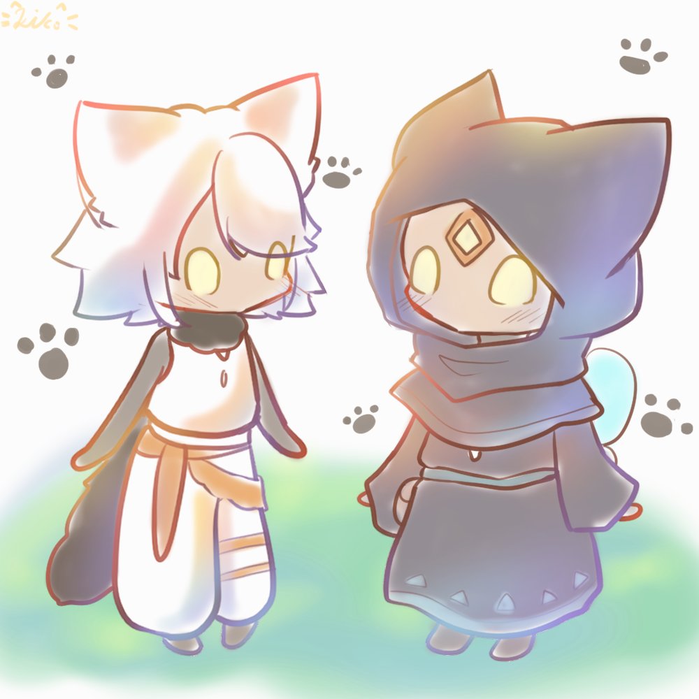 sky_Kiko_'s tweet photo. 猫の日
白にゃんこと黒にゃんこ꜀(^. .^꜀  )꜆੭ https://t.co/w8kg2QJMsS