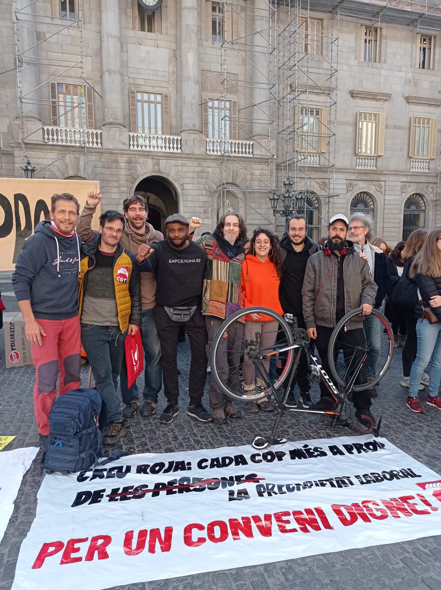 cgtcreurojabcn's tweet photo. Sector social en lluita. Per un conveni digne també a @CreuRojaBCN ✊🏽 https://t.co/ZPschSptND