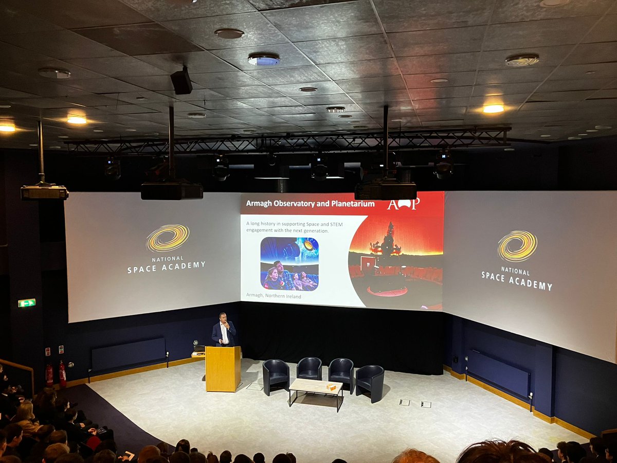 National Space Academy (@ukspaceacademy) on Twitter photo Our first Northern Ireland #SpaceToLearn Careers Conference has kicked off this morning <a href="/W5Belfast/">W5</a> with an inspirational keynote speech from Robert Hill, Director of #NISpaceOffice Our first Northern Ireland #SpaceToLearn Careers Conference has kicked off this morning <a href="/W5Belfast/">W5</a> with an inspirational keynote speech from Robert Hill, Director of #NISpaceOffice