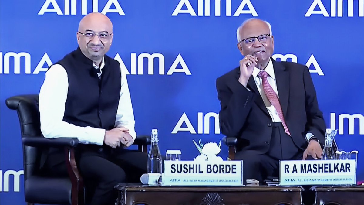 Raghunath Mashelkar (@rameshmashelkar) on Twitter photo After receiving the <a href="/aimaindia/">All India Management Association</a> excellence in public service award, I had an enthralling fireside chat with a master conversationalist <a href="/sushilborde/">Sushil Borde</a>
The subject was ‘#Inclusive #Innovation as a Public Service’
You can enjoy the full fireside chat here
youtu.be/0ucTAycqqEI After receiving the <a href="/aimaindia/">All India Management Association</a> excellence in public service award, I had an enthralling fireside chat with a master conversationalist <a href="/sushilborde/">Sushil Borde</a>
The subject was ‘#Inclusive #Innovation as a Public Service’
You can enjoy the full fireside chat here
youtu.be/0ucTAycqqEI
