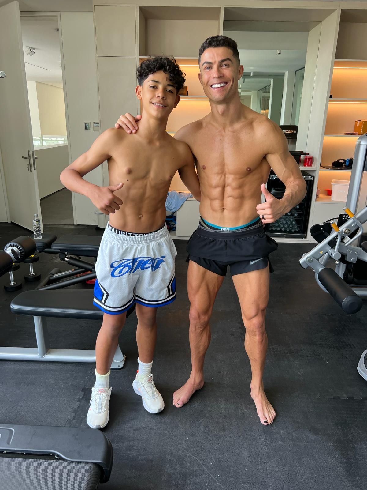 TCR. on X: 📸 Cristiano Ronaldo just posted this snap with Jr. 🐐x🐐   / X