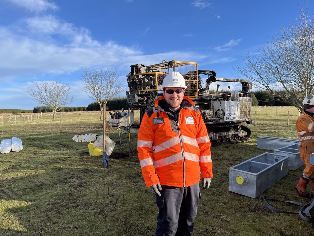 TWP's David Ure is leading ground investigation works in the #Gillock and #Bower areas of #Caithness. We are conducting surveys and taking soil samples to investigate potential cable routes for our Ayre project. More info for residents here: tinyurl.com/58afe4s4 @MareeToddMSP