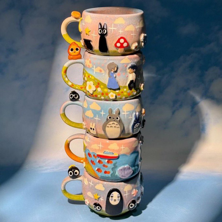 studio ghibli mugs