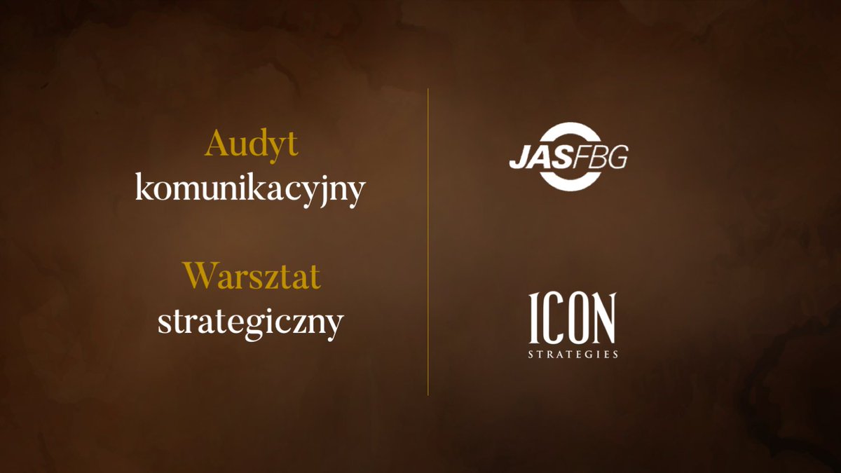 @Icon_Strategies + #JAS = jeszcze lepsza komunikacja (audyt komunikacyjny + warsztat strategiczny) #audyt #PR #strategiaPR iconstrategies.pl/uslugi/doradzt…