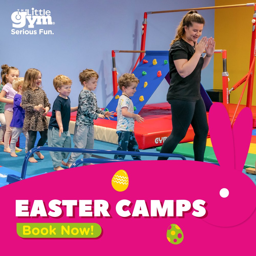 Easter holiday childcare - sorted! Book our Camps for 3 - 12 year olds today: bookedit.online/little-gym-YOR… #york #easter #schoolholidaychildcare #holidayclub #sportscamp