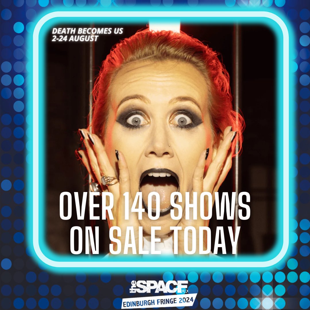 theSpaceUK (@thespaceuk) on Twitter photo 🎭 Exciting News! 🎭 Over 140 shows are hitting the fringe TODAY at theSpaceUK and tickets are now on sale! 🎟️ It's your first chance to take a look at the amazing shows <a href="/edfringe/">Edinburgh Festival Fringe</a> in 2024🌟 #EdinburghFringe 🎭 Exciting News! 🎭 Over 140 shows are hitting the fringe TODAY at theSpaceUK and tickets are now on sale! 🎟️ It's your first chance to take a look at the amazing shows <a href="/edfringe/">Edinburgh Festival Fringe</a> in 2024🌟 #EdinburghFringe