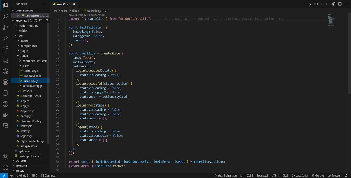 When I became aware centralized/globalized state in a web application, I thought, 'Let's learn it. Anyways, it's not going to take much time.'
Then, I started learning Redux/Redux Toolkit, and I found it really confusing. 😅
However, successfully implemented RTK ✌️🏾

#FrontEnd