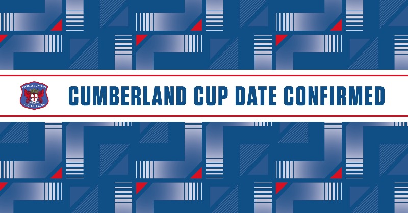 officialcufc's tweet photo. 🎟️🏆 Tickets for tomorrow's Fred Conway Cumberland Cup semi-final are available online now! 

You can purchase tickets from the west stand ticket office from 6pm tomorrow, but this will be CASH ONLY.