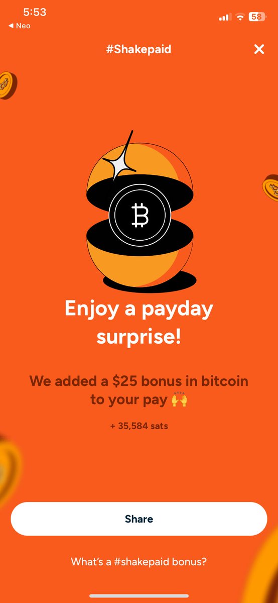 AshtonCable32's tweet photo. @cryptoforcanada @tomtomatoh @shakepay I got that yesterday. https://t.co/1UgdzM9Ups