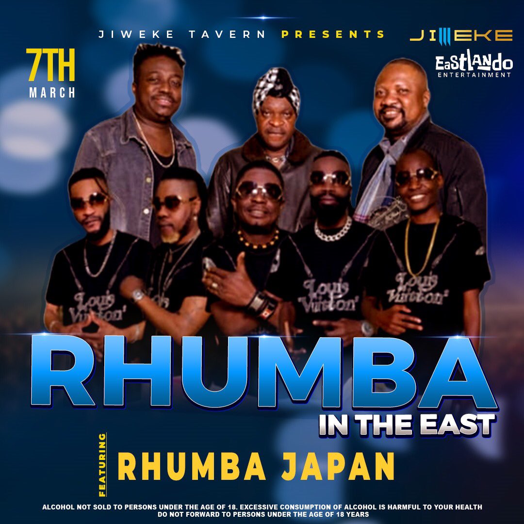 Welcome to the second edition of #RhumbaintheEast <a href="/JiwekeTavern/">Jiweke Tavern</a> featuring #RhumbaJapan! 🎶👯🎶

Entry free! 🤗