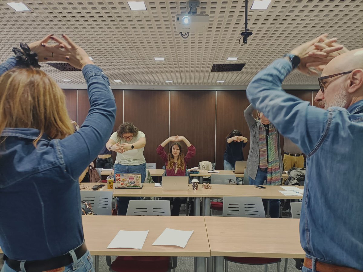 Polibienestar's tweet photo. The team of Cooperativa AM.IC.A (Trento, Italy) has presented and validated the physical activity module👟 of the web-app💻 developed for the well-being of #teleworkers in the framework of the European Mentor + Project.
👉https://t.co/Qaprc19Bp5 https://t.co/cN11J5xPA5