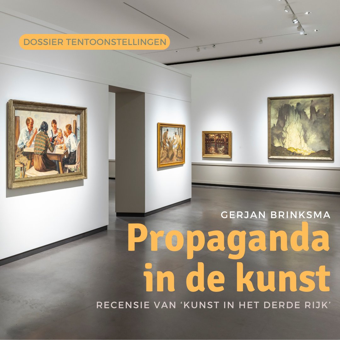 Gerjan Brinksma bezocht de tentoonstelling ‘Kunst in het derde rijk’ in Museum Arnhem en deelt zijn bevindingen: 'Je kunt op kaartjes antwoord geven op vragen als ‘Mag je deze kunst mooi vinden?’ en ‘Kun je kunst loskoppelen van de politieke context?’.'👇 ow.ly/9mKE50QGAsh