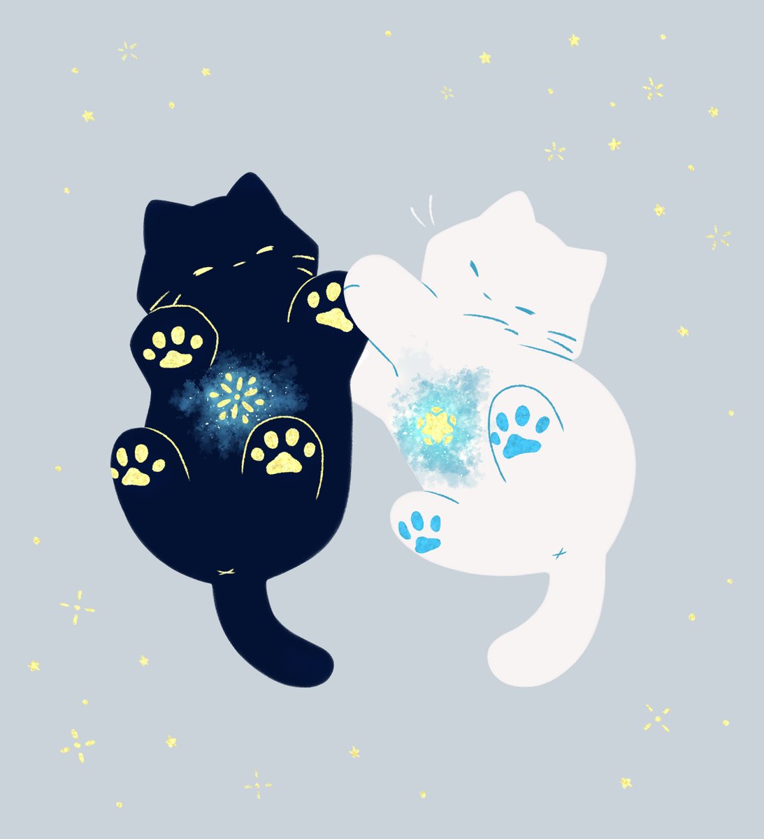 Lazuli3103's tweet photo. ぎゅっ

#猫　#イラスト https://t.co/A2iwOyLZZG