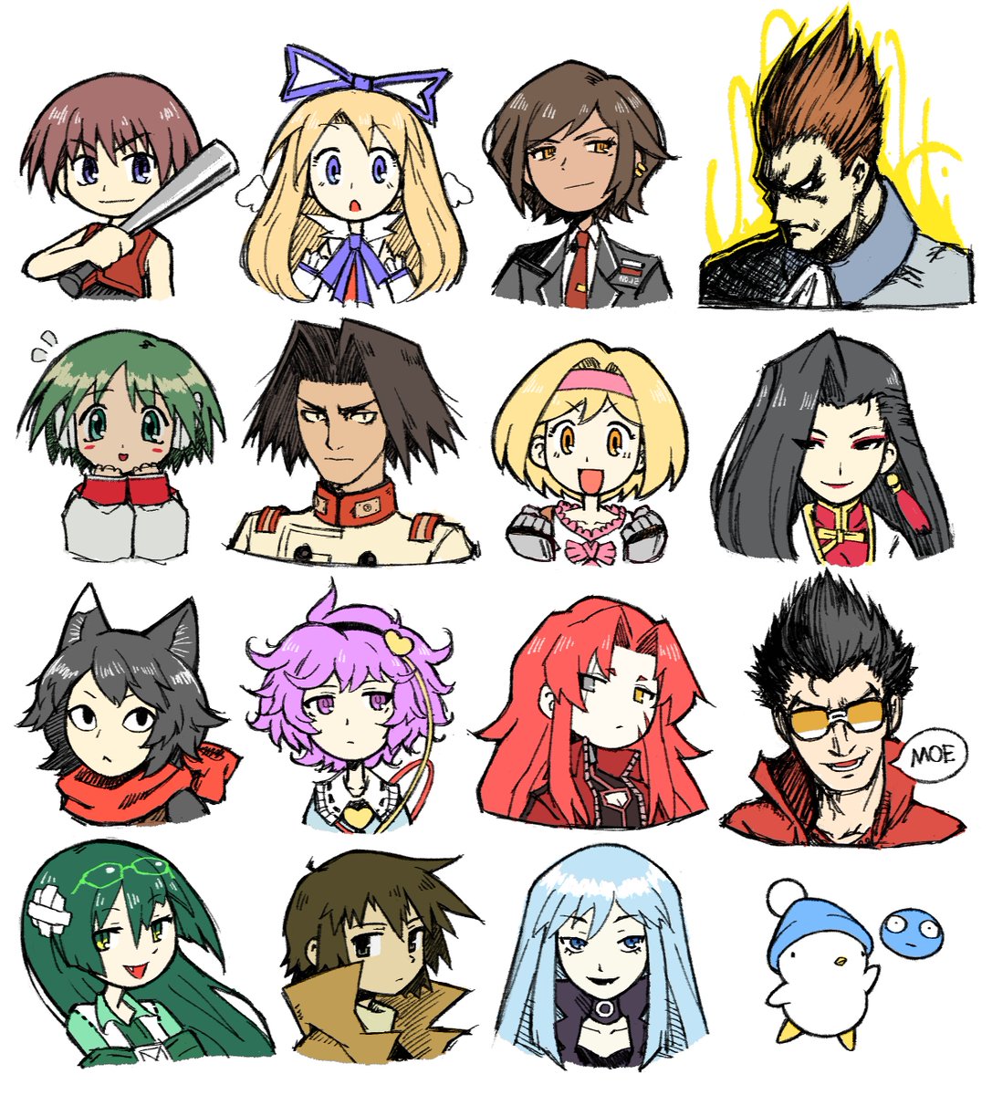this took longer than I thought it would cuz I drew more characters than I planned. anyway it was fun
