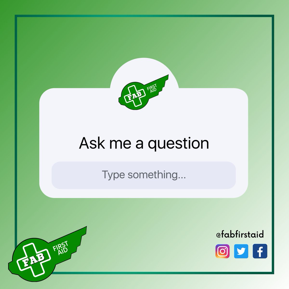 Got questions about our first aid training courses? Drop us a message below or contact us directly via our website to inquire today. Learn with FAB First Aid! 🩹💼 #FirstAidTraining #SafetyFirst