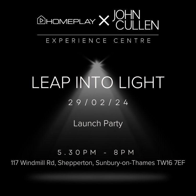 Join for the unveiling of the @HomeplayLtd X @johncullenlight Experience Centre in Surrey. Showcasing a range of John Cullen’s exceptional products, integrated within the context of a luxury living space. Homeplay, 29 February 2024 Register here: bit.ly/42qUA5V