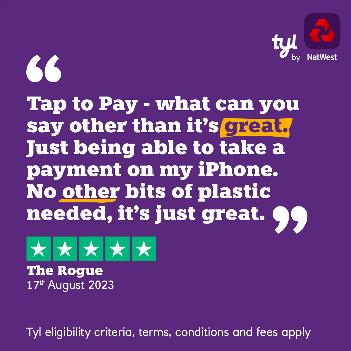 Tyl Trustpilot Thursdays - Read what our customers have to say about us 💬