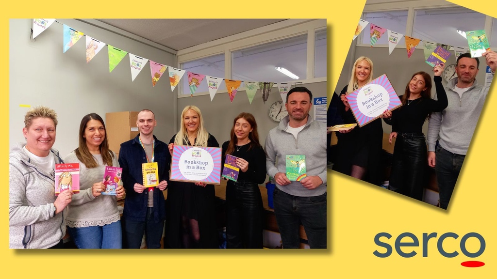 Huge thank you to the 'Super Serco' team who helped to sort, categorise and deliver 1,700 books to 2 primary schools in Birmingham! The schools where extremely excited to receive these books, ready to enjoy for World Book Day. @sercogroup