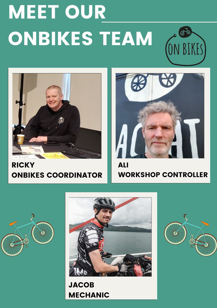 🎉MEET THE TEAM🎉 Thought it was about time we introduce the guys on the team🤩 For any inquiries or bike donations please give us a message on here to get it all sorted!!Keep an eye out for bike donation pick up days each week and our repairs workshops coming soon..