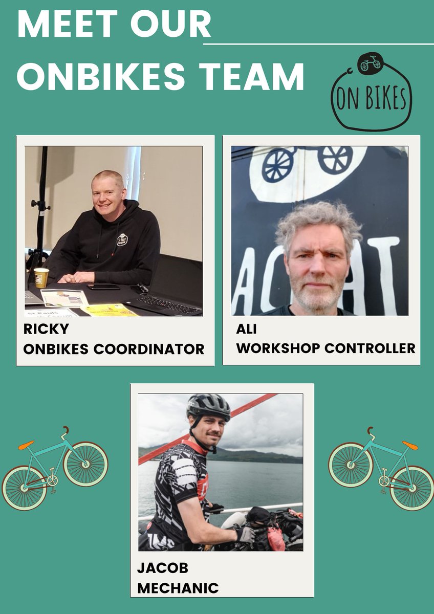 🎉MEET THE TEAM🎉

Thought it was about time we introduce the guys on the team🤩
For any inquiries or bike donations please give us a message on here to get it all sorted!!Keep an eye out for bike donation pick up days each week and our repairs workshops coming soon..